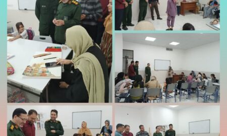 بازید فرمانده ناحیه سپاه شهرستان از موسسه فرهنگی مذهبی علقمه