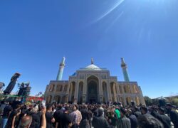 مراسم عزاداری شهادت امام رضا(ع) در آقاعلی عباس