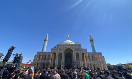مراسم عزاداری شهادت امام رضا(ع) در آقاعلی عباس