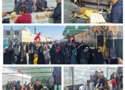 برپایی مواکب و ایستگاه های صلواتی در حاشیه مراسم چلشتم
