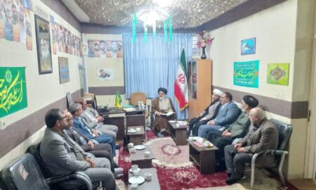 اعضای شورای اسلامی شهر نطنز با امام جمعه و مدیر کل اداره تبلیغات اسلامی دیدار کردند