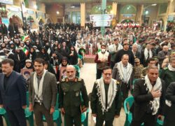 همایش اقتدار بسیجیان شهرستان نطنز در حسینیه مرکز شهر برگزار شد