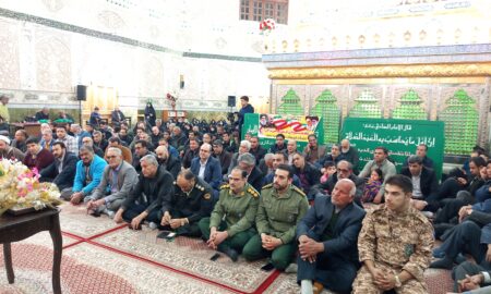 برگزاری مراسم روز حماسه و ایثار شهرستان نطنز در امامزادگان آقا علی عباس و شاهزاده محمد علیه‌السلام