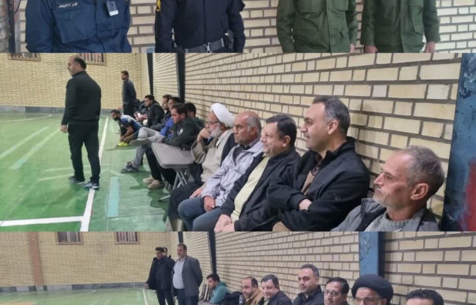 برپایی فینال مسابقات فوتسال منطقه طرقرود به مناسبت هفته بسیج