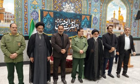 مراسم تقدیر و تشکر از مادران شهدا در حسینیه ارشاد علیاء نطنز
