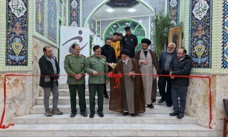 آیین افتتاح و بازدید از نمایشگاه با حضور مسئولین
