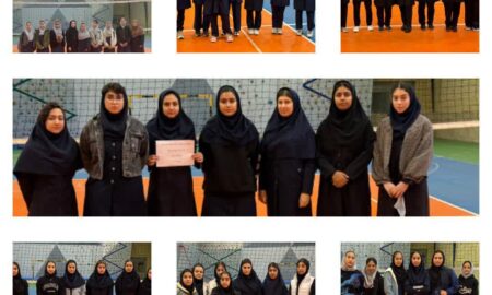 مسابقات والیبال دانش آموزی دختران متوسطه اول و دوم در مدرسه فاطمیه برگزار شد