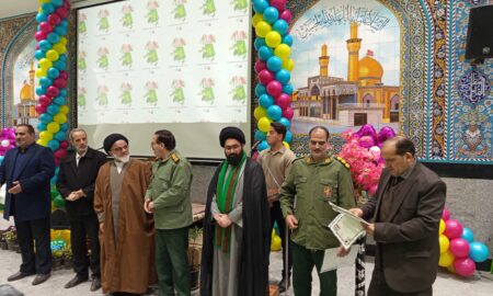به مناسبت ولادت حضرت امام حسین علیه السلام از پاسداران سپاه نطنز تجلیل به عمل آمد