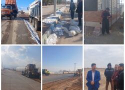 پروژه مهم عمرانی در روستای عباس آباد در حال اجرا می باشد