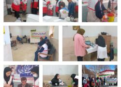 اعزام و برگزاری کاروان سلامت در روستای کمجان نطنز