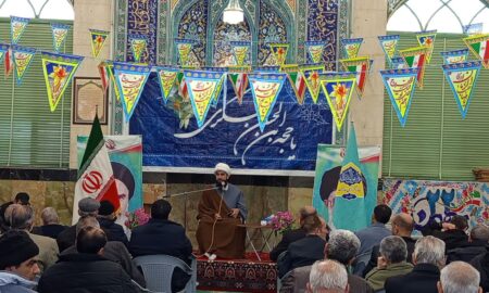 برگزاری دعای پرفیض ندبه در مسجد حضرت حجت(عج) نطنز