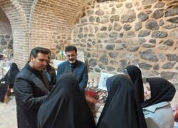 بازدید فرماندار از نمایشگاه توانمندی‌ها و دستاوردهای بانوان