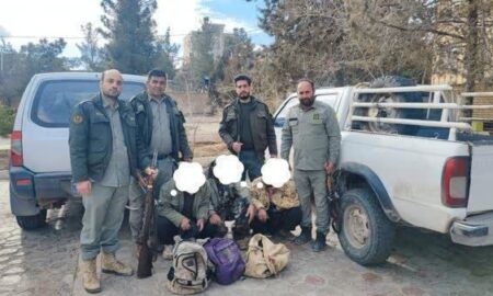 ۳ متخلف شکار در کرکس نطنز به دام قانون افتادند   