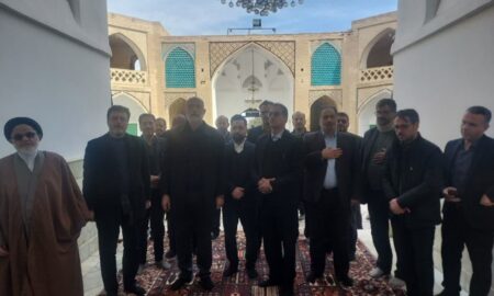 بازدید از امامزاده شاه سلطان حسین(ع)