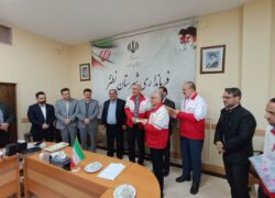 مراسم تودیع و معارفه رئیس جمعیت هلال‌احمر
