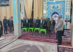 برپایی میز خدمت در مسجد جامع روستای طامه 