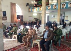 تکریم اسوه صبر با حضور فرماندهان بسیج
