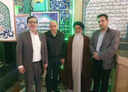 آیین تجلیل از فرمانده سابق سپاه نطنز در نماز جمعه