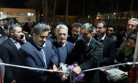 آیین افتتاح و بهره برداری زمین چمن مصنوعی
