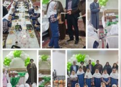 مراسم افطاری روزه اولی ها دختران مدرسه غیر دولتی نورا