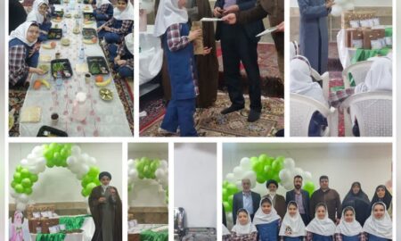 مراسم افطاری روزه اولی ها دختران مدرسه غیر دولتی نورا