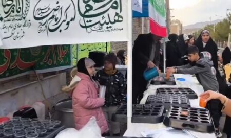 برگزاری جشن خیابانی در بلوار امام رضا(ع) نطنز