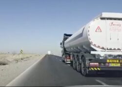 نبود شانه خاکی در محور ترانزیتی بادرود به کاشان
