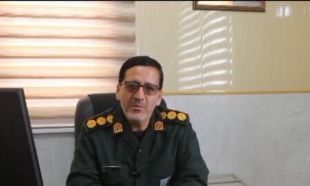 پیام تقدیر و تشکر سرهنگ پاسدار علیرضا شبانی زاده