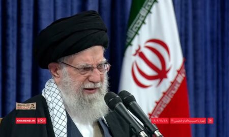 پاسخ رهبر معظم انقلاب به تهدیدهای رئیس‌جمهور آمریکا