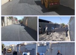 آغاز مجدد عملیات روکش آسفالت طرح بازآفرینی توسط شهرداری بادرود    