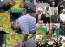 زیر سایه خورشید  خادمان امام رضا (ع) مهمان پلیس نطنز 