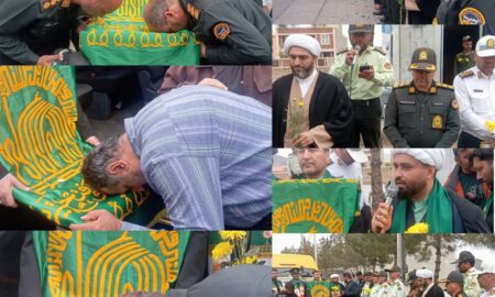 زیر سایه خورشید  خادمان امام رضا (ع) مهمان پلیس نطنز 
