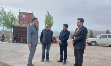 بازدید مسولین شهرستان از مزرعه رز ورزان