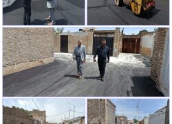 استمرار طرح بازآفرینی؛ کوچه‌های امت و نواب با نظارت مستقیم #شهردار_بادرود جان تازه می‌گیرند