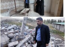 تکمیل ساخت منزل مددجو توسط مسئولین انجام شد