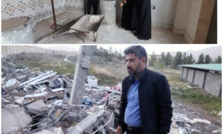 تکمیل ساخت منزل مددجو توسط مسئولین انجام شد