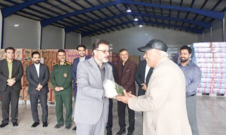 دیدار فرماندار و مسولین شهرستان نطنز با کارگران کارخانه پرندیس به مناسبت روز کارگر