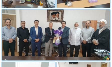 تجلیل از مقام معلم؛ شهردار و اعضای شورای اسلامی بادرود با رئیس آموزش و پرورش بادرود دیدار کردند