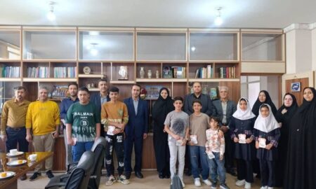 اهدای جوایز منتخبین برتر در طرح ملی همیار گاز شهرستان نطنز