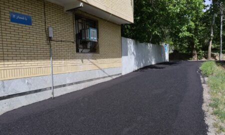 تکمیل آسفالت معابر کوی باغساران 