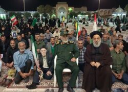 حضور سردار حاج حسن رستگار پناه رئیس مرکز مطالعات راهبردی اطلاعات و امنیت