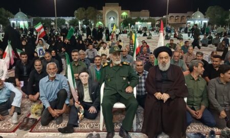 حضور سردار حاج حسن رستگار پناه رئیس مرکز مطالعات راهبردی اطلاعات و امنیت