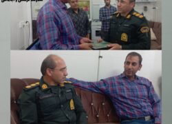دیدار فرمانده انتظامی شهرستان نطنز با بازنشسته ملکوتی 