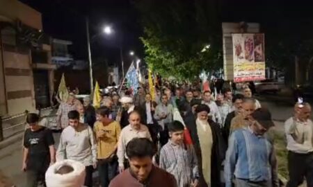 شکوه حضور مردم بصیر و حماسه ساز نطنز در موج نود و دوم