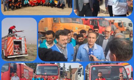 مشارکت فعال شهرداری خالدآباد در مانور امداد و نجات زلزله