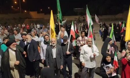 قیام عاشورایی مردم همیشه در صحنه و ولایی و انقلابی نطنز در موج نود و چهارم