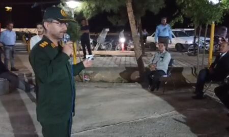 گوشه ای از سخنان سرهنگ پاسدار حمید رضا زاده