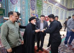 تجلیل از مسئول ستاد نماز جمعه به پاس خدمات مخلصانه و تلاش‌های ارزشمند