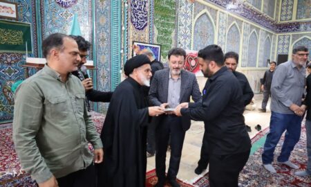 تجلیل از مسئول ستاد نماز جمعه به پاس خدمات مخلصانه و تلاش‌های ارزشمند