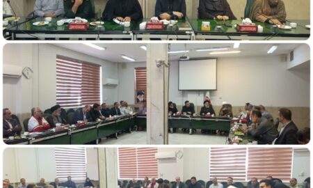برگزاری جلسه ستاد مناسبت‌های شهرستان جهت آمادگی مراسم اربعین